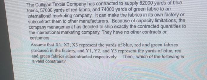 Refer to the Table in Question 24. It provides