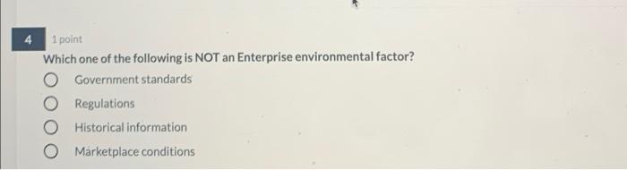 16 1 point Which project you would like to