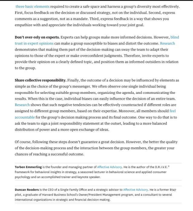 When you have a tough business problem to solve,