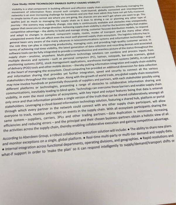 Visibiity is a vital component in building