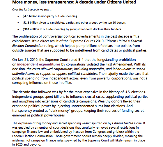 Question - What is your view on positive vs.
