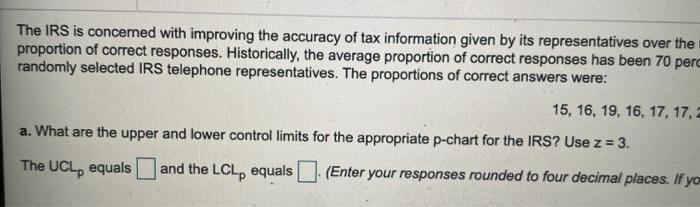 The IRS is concerned with improving the accuracy