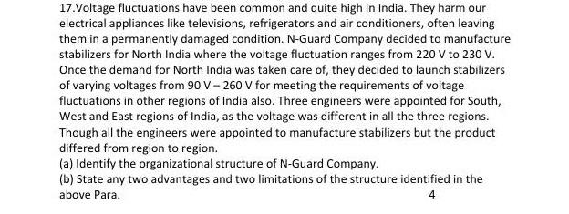 17. Voltage fluctuations have been common and