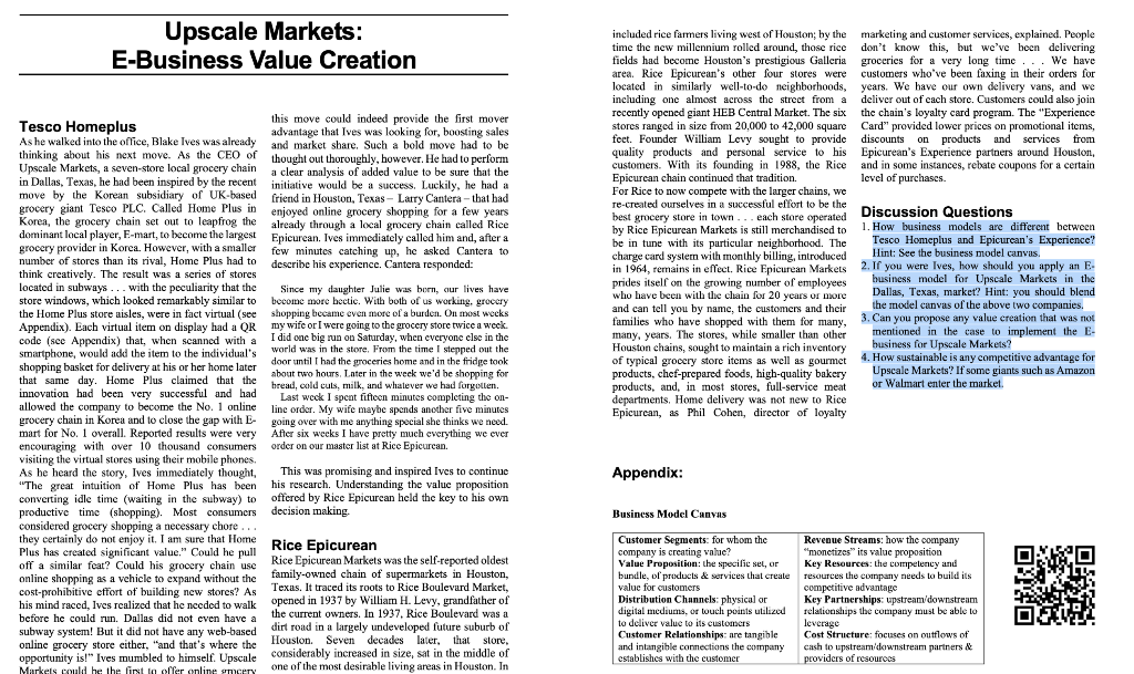 How business models are different between Tesco