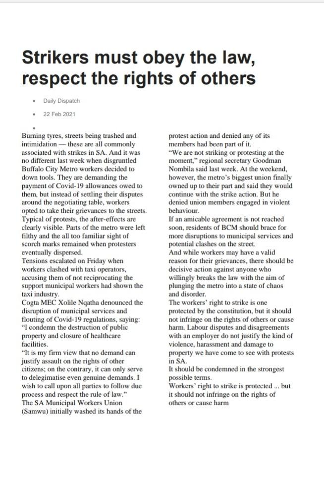 Labour Relations in Practice (Labour Law)