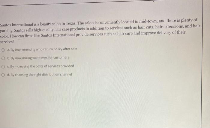 Santos International is a beauty salon in Texas.