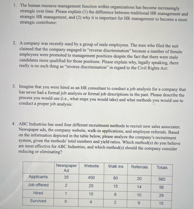 200 words for each question, cite sources 1. The