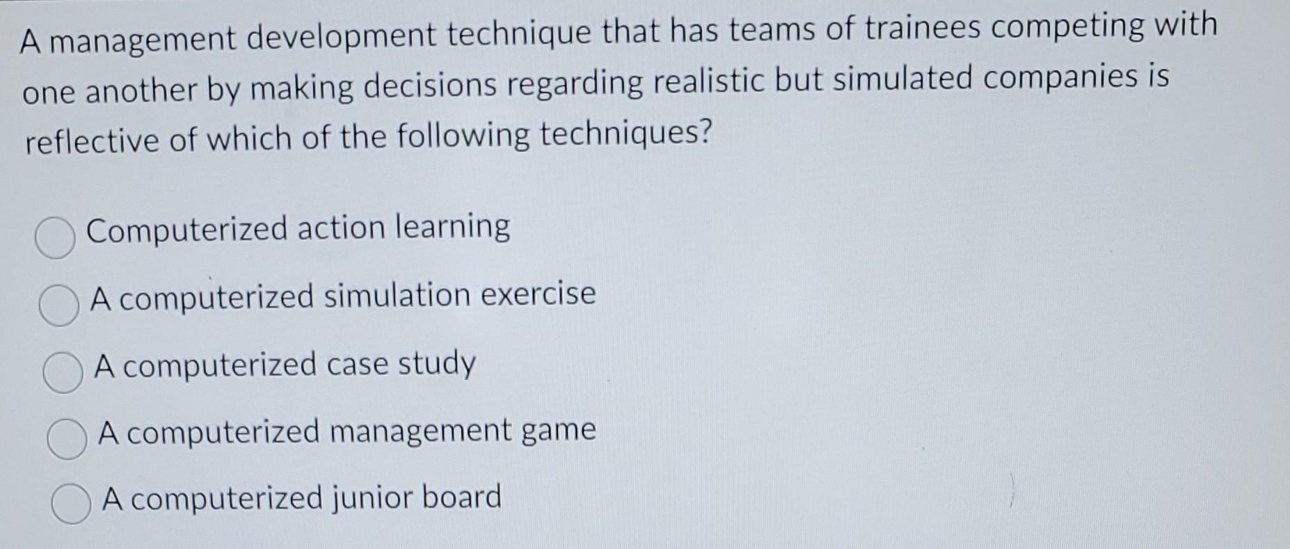 The technique used when verifying whether there