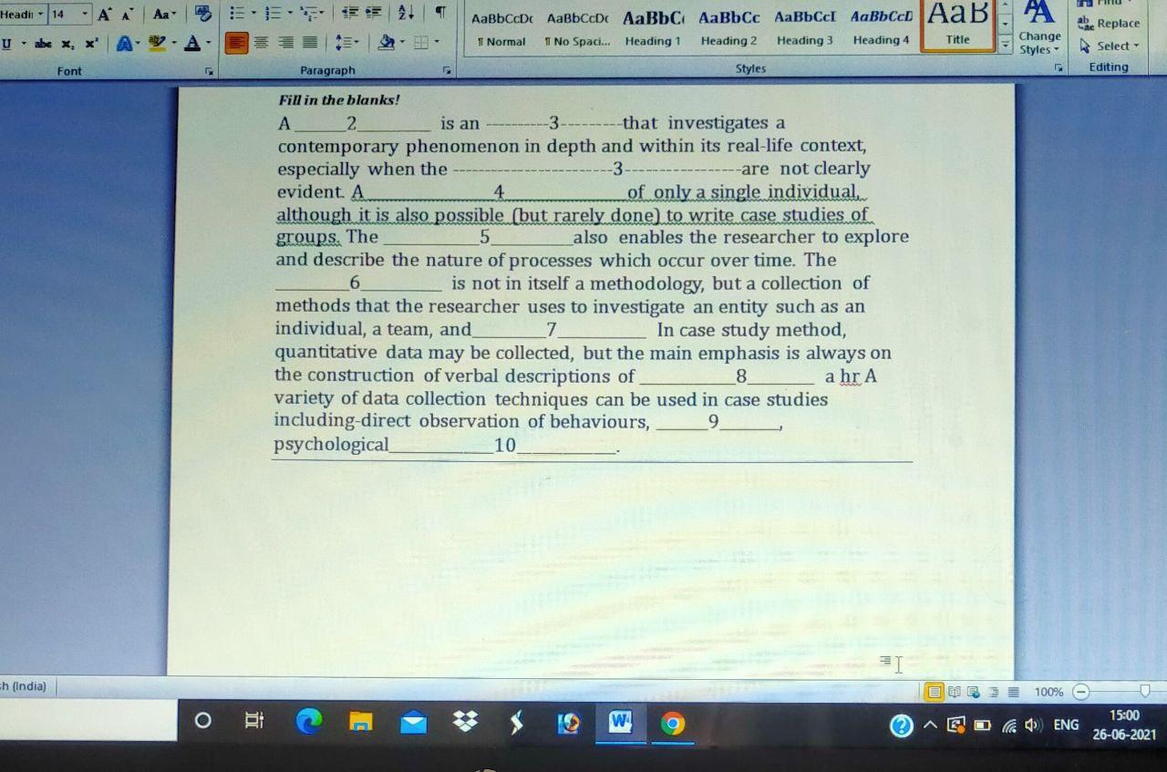Headin EESE T . A U 1 Normal 1 No Spaci...