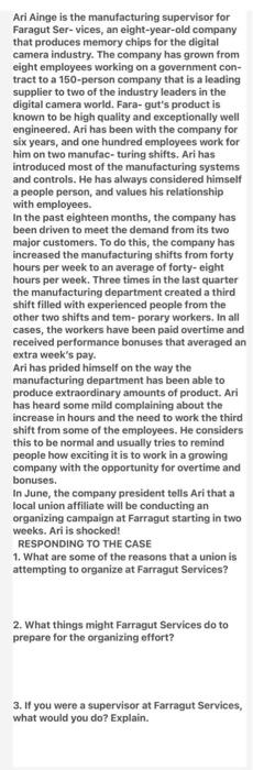 Ari Ainge is the manufacturing supervisor for