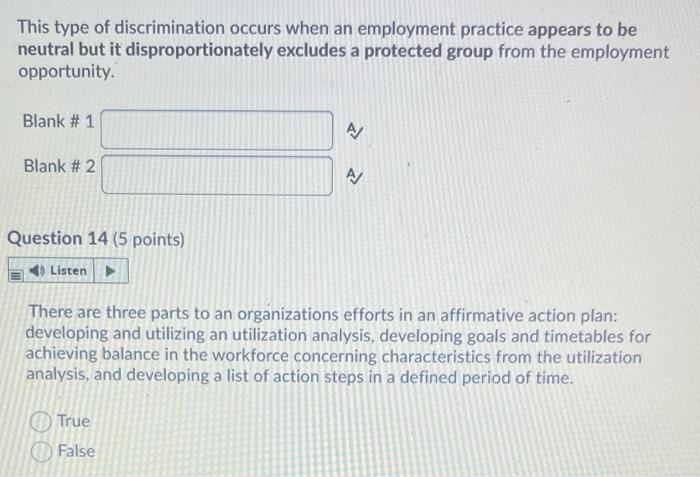 A prima facie case of discrimination can be