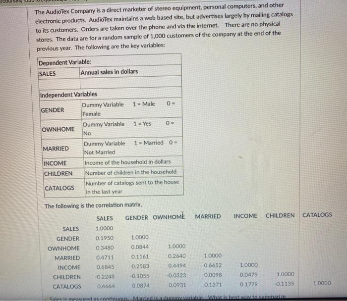 The AudioTex Company is a direct marketer of