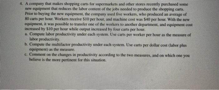 Kindly solve this question for me. Thanks 4. A