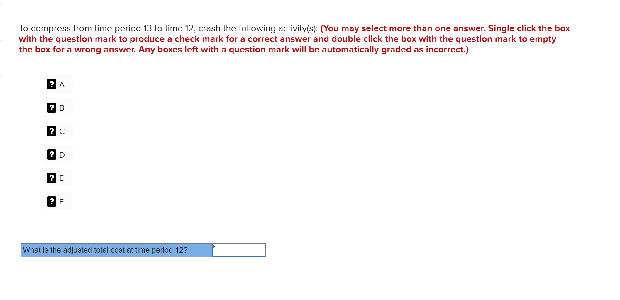 Use the following information contained below to