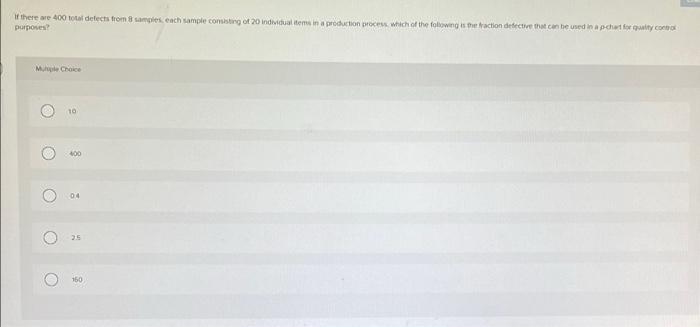 there are 400 total detects from a samples each