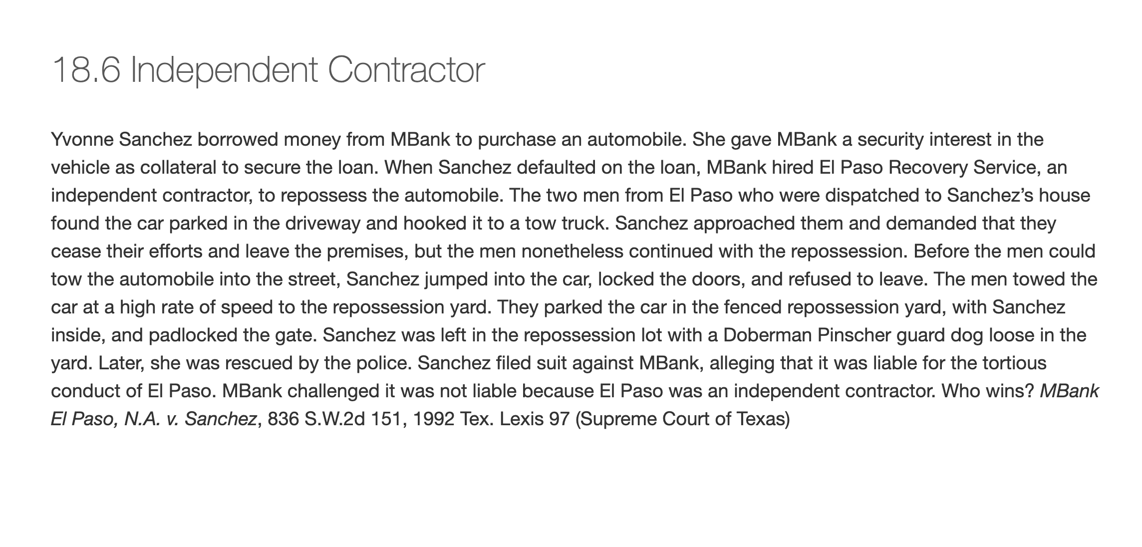 Why is it important to know whether the defendant