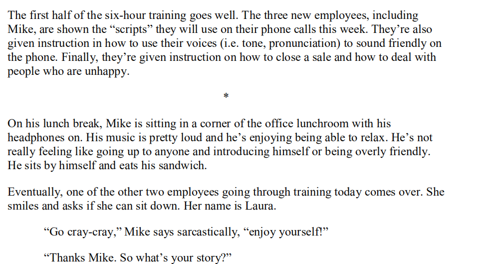 // Case 1A: Likeability and Positive Demeanour