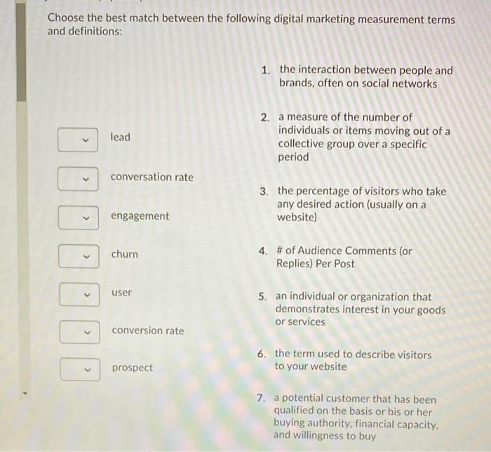 Choose the best match between the following