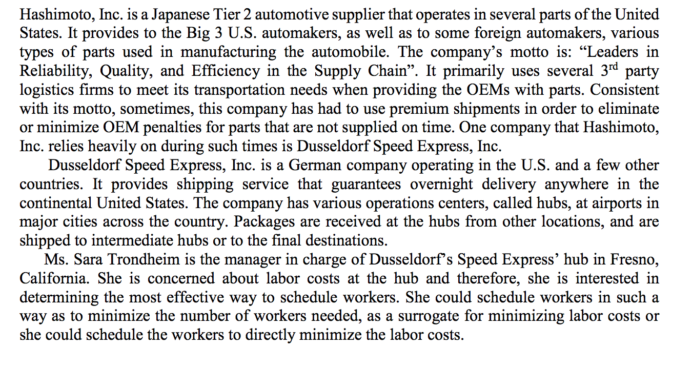 Hashimoto, Inc. is a Japanese Tier 2 automotive