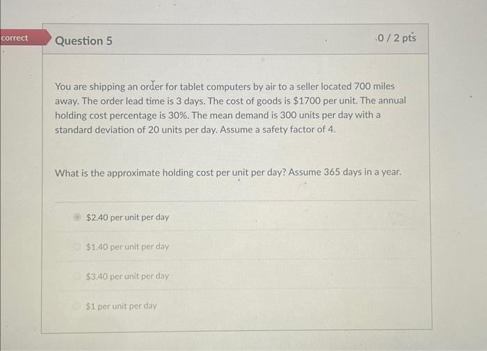You are shipping an order for tablet computers by