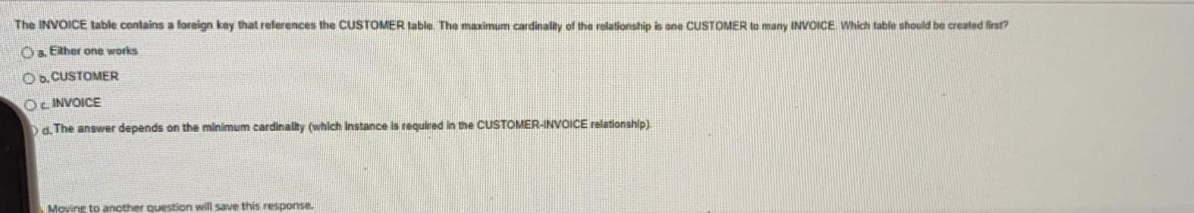3. Elher one works b. CUSTOMER _ INVOICE 4. The