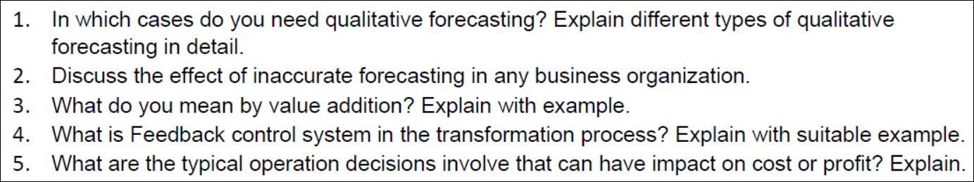 1. In which cases do you need qualitative