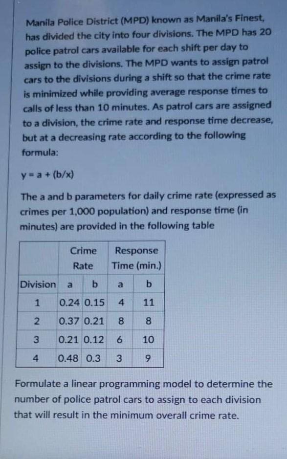 Manila Police District (MPD) known as Manila's