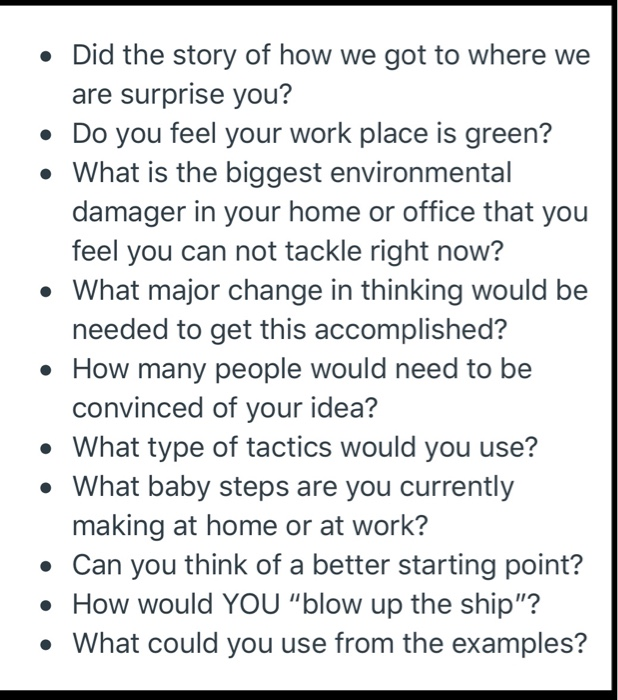 Did the story of how we got to where we are