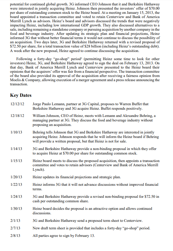 Please read the Harvard Business Review Case