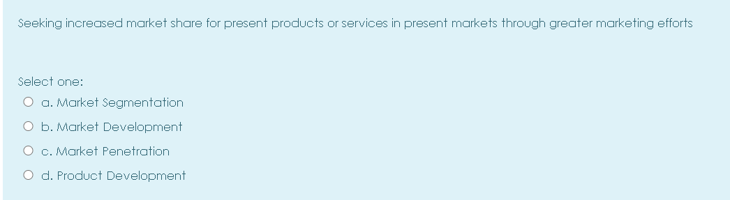 Without a sharp strategic focus, a company can