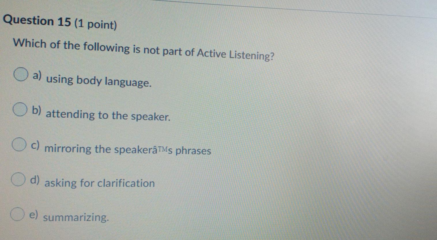 what benefits can be characterised by active