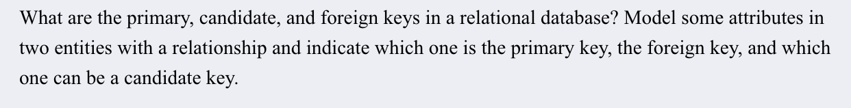 a What are the primary, candidate, and foreign