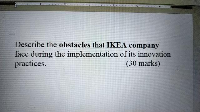 Describe the obstacles that IKEA company face