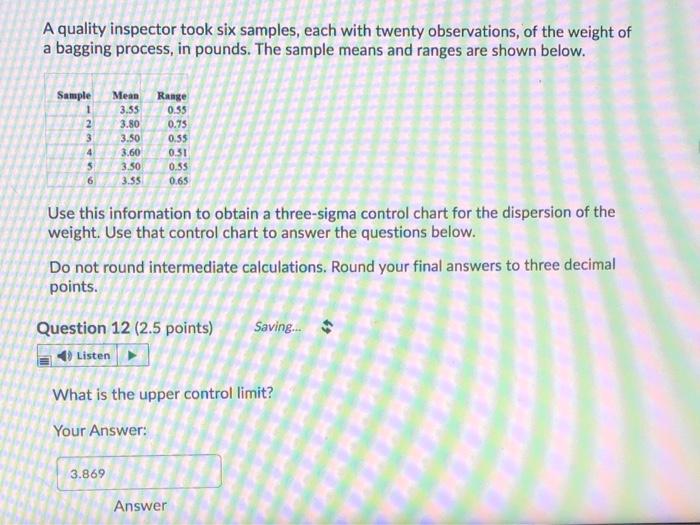 Please help!!! Will upvote A quality inspector