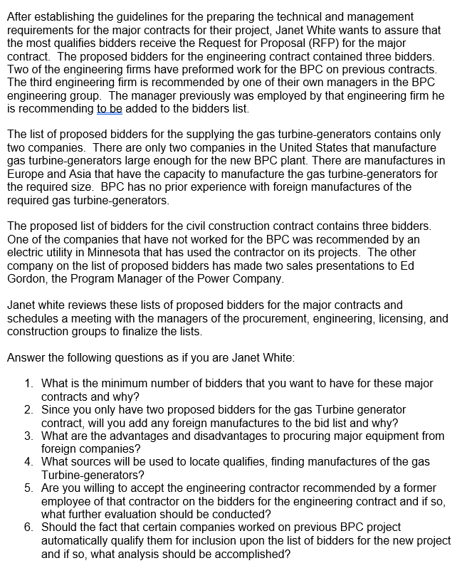 After establishing the guidelines for the