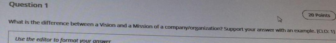 Question 2 Question 2: Name four fundamental