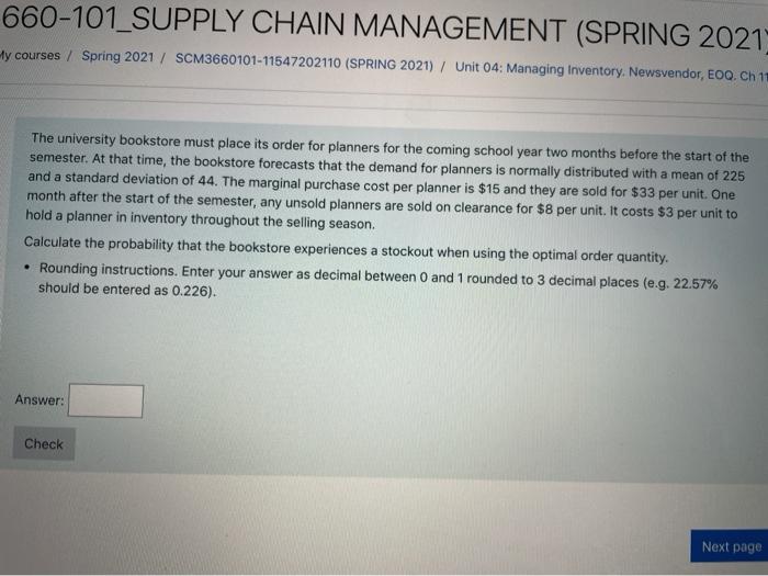 660-101_SUPPLY CHAIN MANAGEMENT (SPRING 2021 y