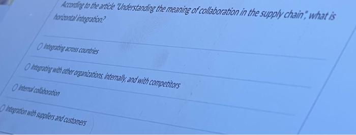 According to the article Understanding the