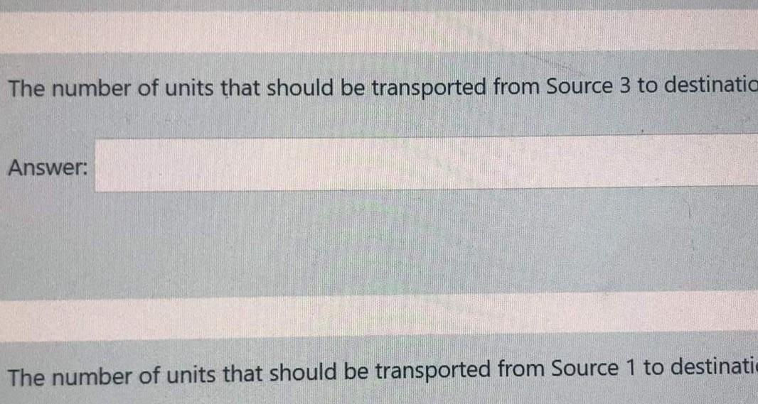 -Use Vogel's approximation method (VAM)