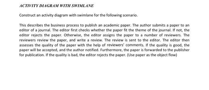 Use Case Diagram mis ACTIVITY DIAGRAM WITH