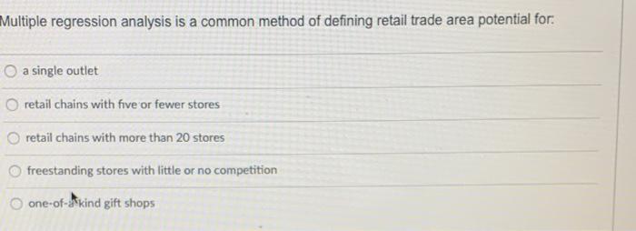 Multiple regression analysis is a common method