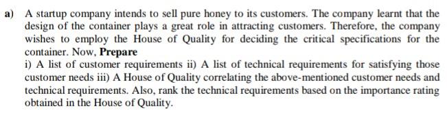 this question is under product design and