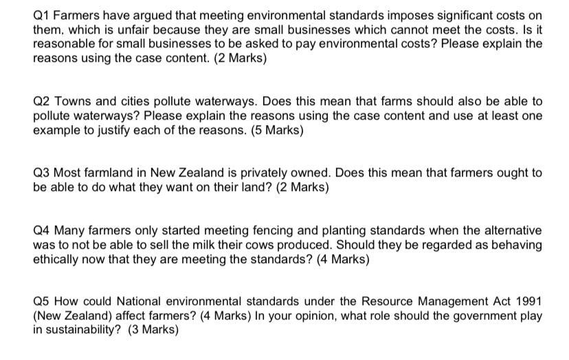 Part A: Case Study Dirty Dairying From the