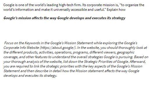 Google is one of the world's leading high-tech