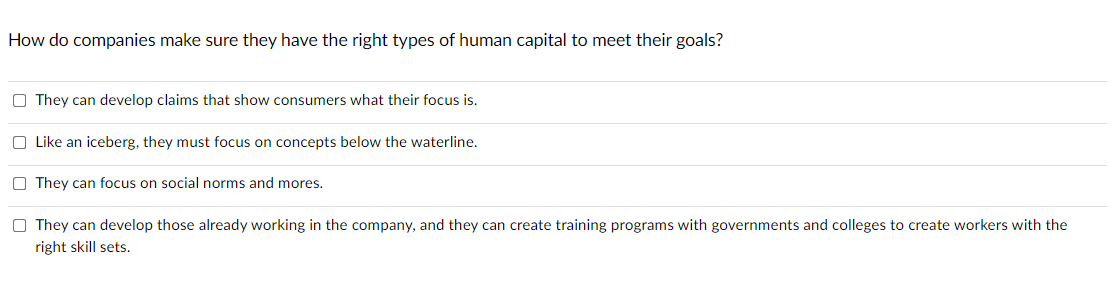 How do companies make sure they have the right