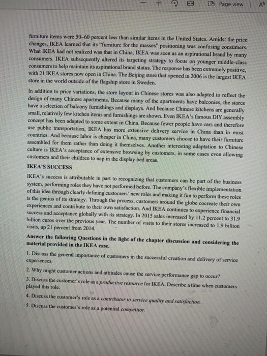 2-why might customer actions and attitudes cause