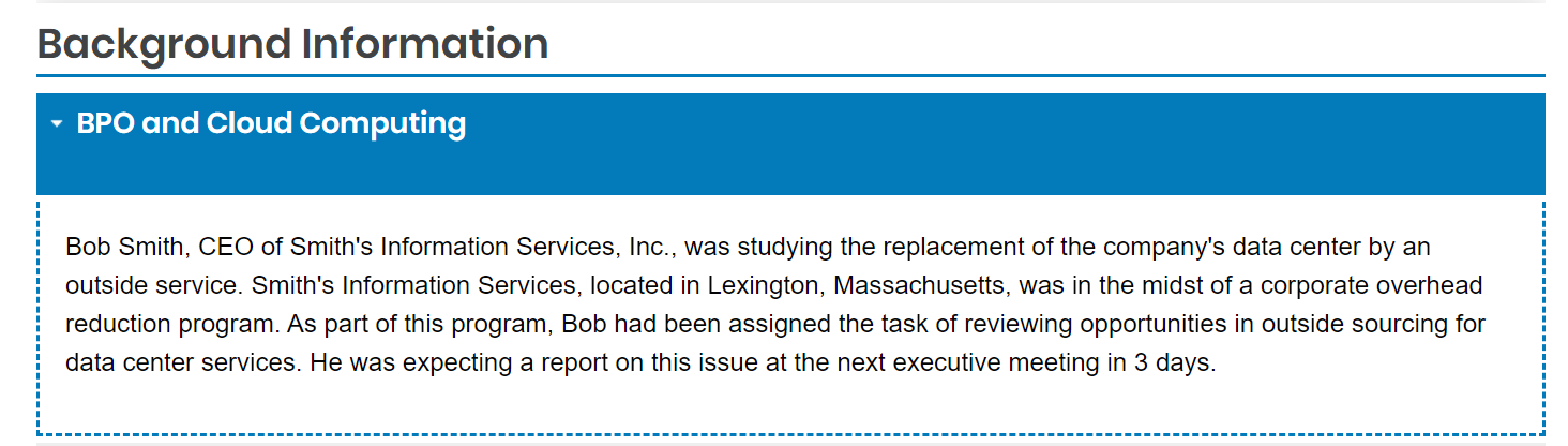 Your document shall be written as an executive