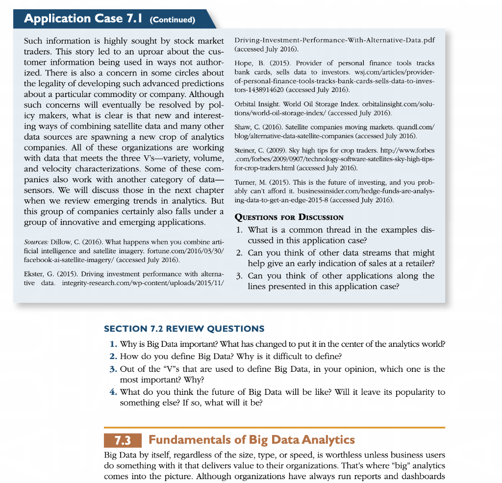 1.What is a common thread in the examples