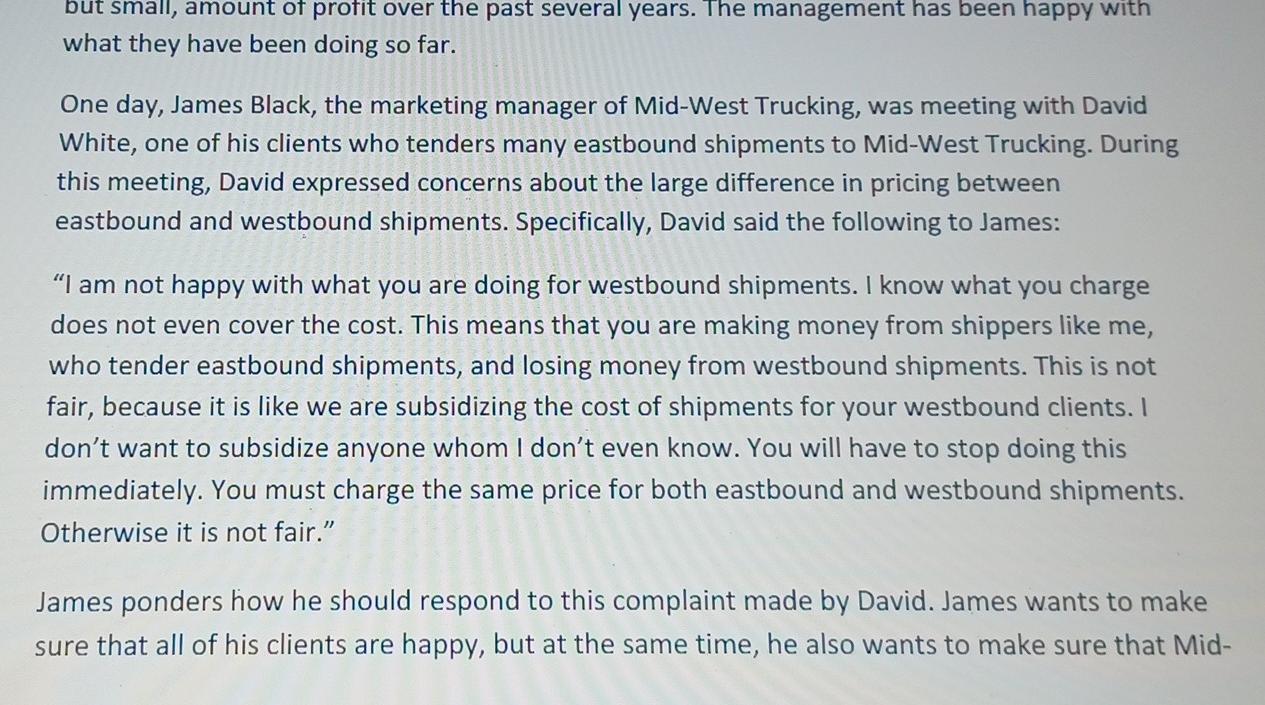 please give different answer from others. Case