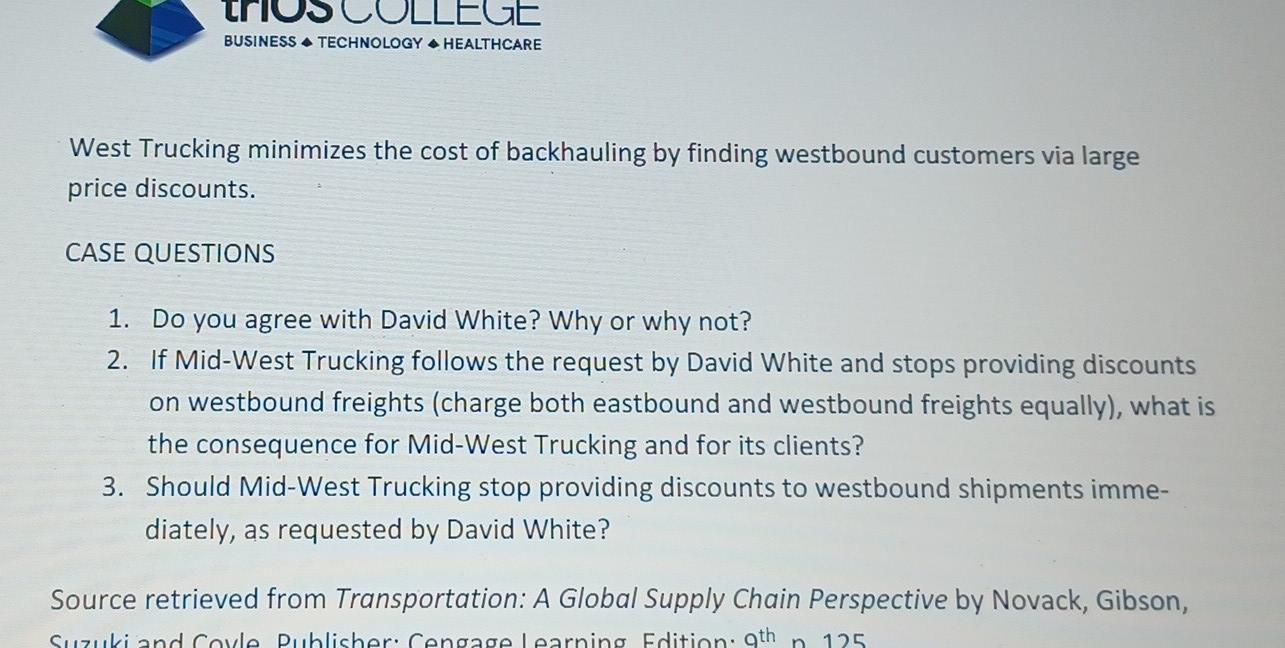 please give different answer from others. Case